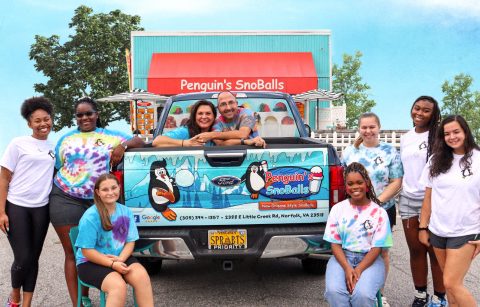 Penguin's Snoball Norfolk Virginia